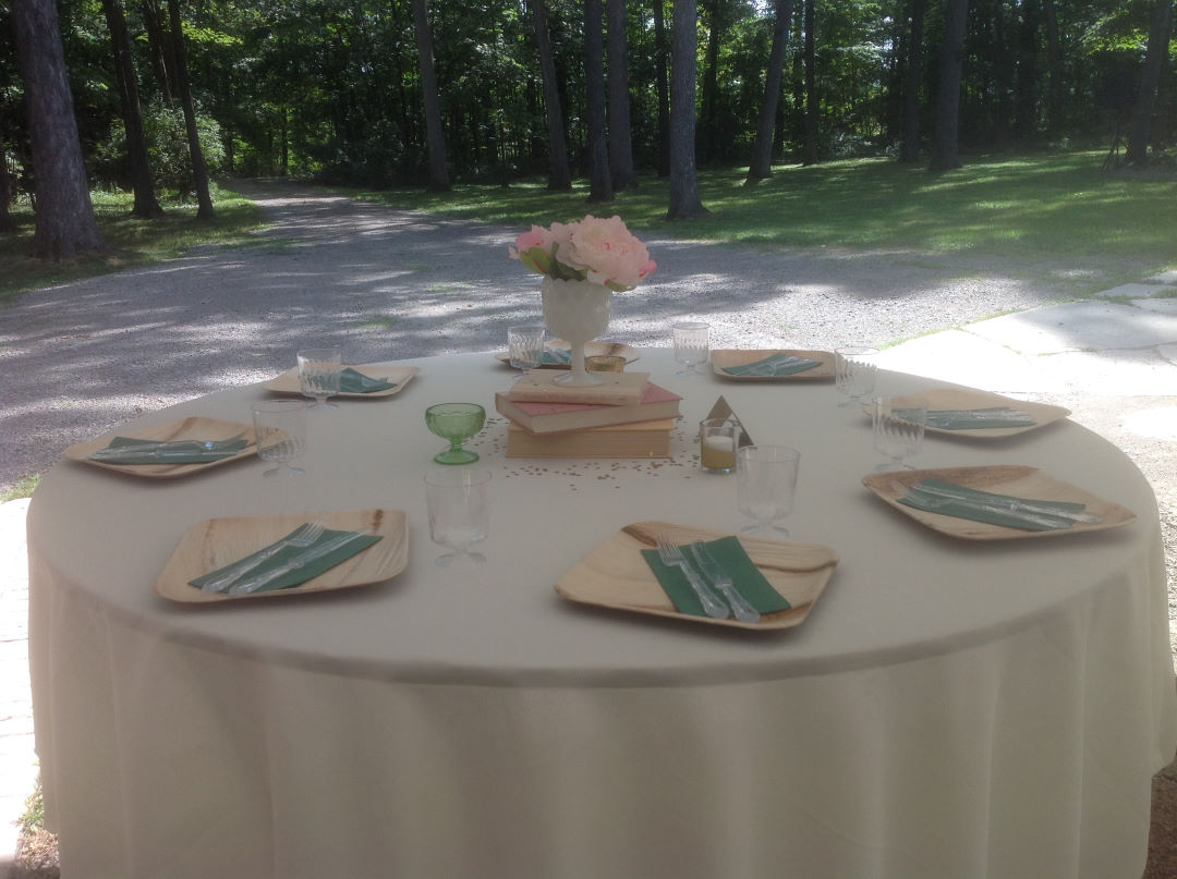 Outdoor Wedding Reception at Heart Wood Place Adrian MI